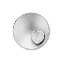 Sphere heart Silber 25mm