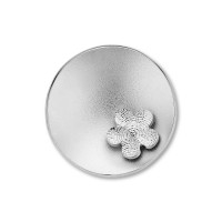 Sphere flower Silber 25mm